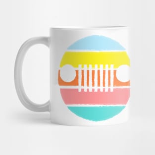 Jeep Wrangler Retro Mug